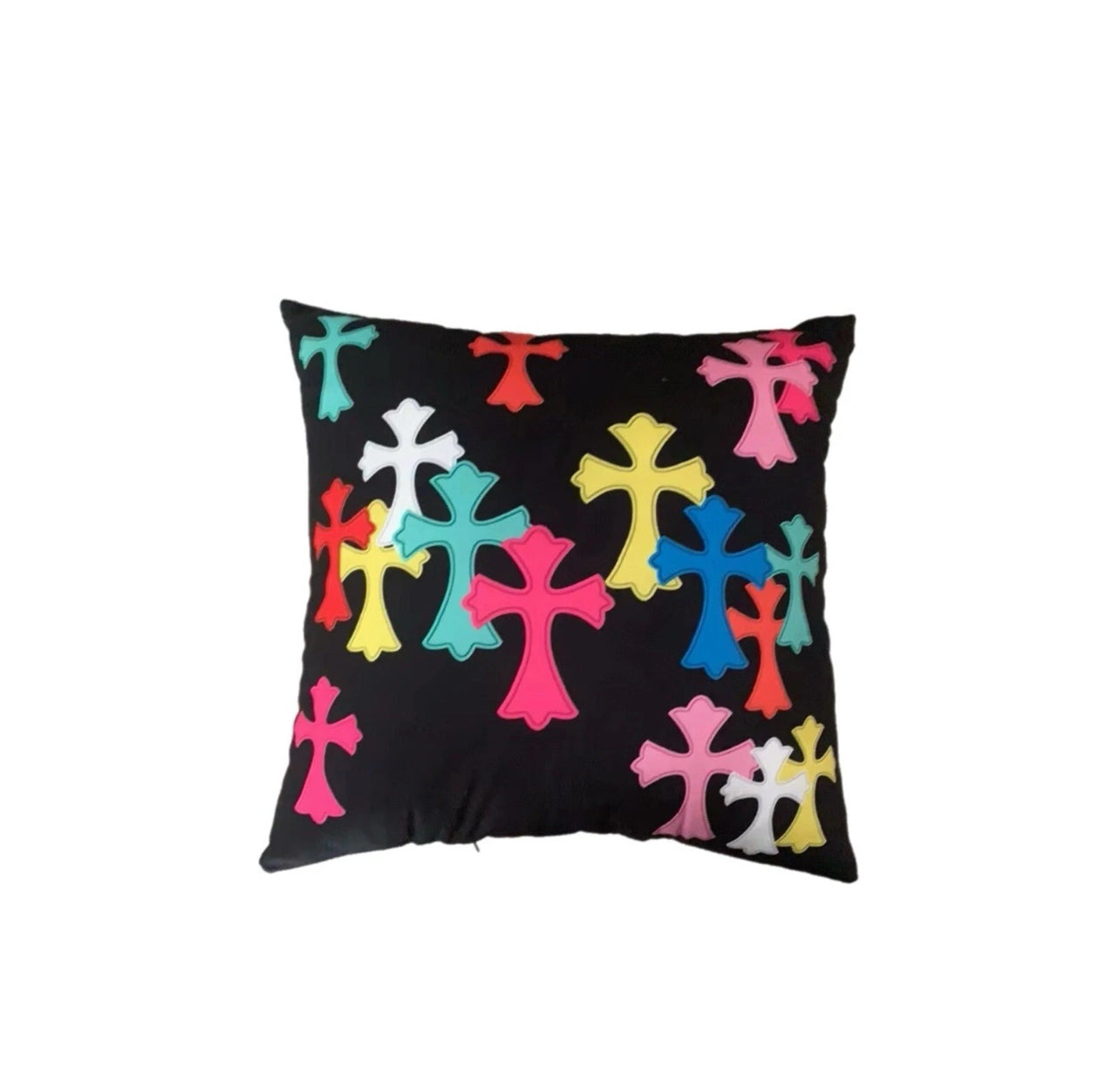 Chrome Heart Inspired Throw Pillow